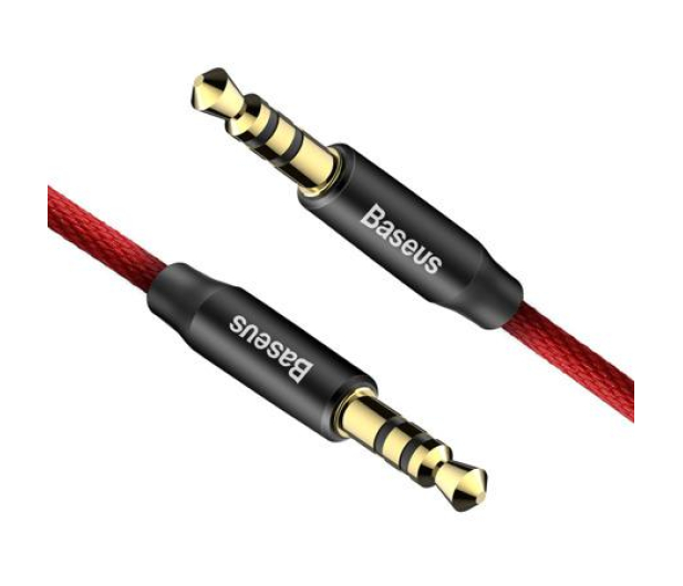 Baseus Kabel Audio Jack 3,5 - Jack 3,5 Baseus Yiven 1m czerwony CAM - 1379443 - zdjęcie 2